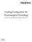 Coding Companion for Neurosurgery/Neurology. A comprehensive illustrated guide to coding and reimbursement