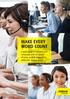 Make every word count. A guide to understanding and complying with EU Control of Noise at Work regulations within the contact centre