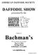 AMERICAN DAFFODIL SOCIETY DAFFODIL SHOW. presented by the. Hosted by. Bachman s