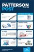 PATTERSON POST. January 2018 PATTERSON PRODUCTS MEDICOM DENTSPLY SIRONA. pdcare Wipes ( , ) GET 1 FREE! GET 1 FREE! GET 1 FREE!