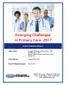 Emerging Challenges in Primary Care: 2017