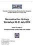 Reconstructive Urology Workshop July 2013