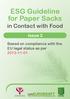 ESG Guideline for Paper Sacks in Contact with Food