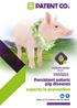 Persistent enteric pig diseases experts in prevention. follow us on LinkedIn and Facebook GLOBAL.PATENT-CO.COM