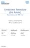 Continence Formulary (for Adults)