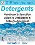 Detergents. Handbook & Selection Guide to Detergents & Detergent Removal