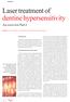 Laser treatment of dentine hypersensitivity An overview Part I