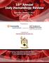16 th Annual Indy Hematology Review