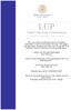 LUP. Lund University Publications. Institutional Repository of Lund University