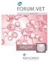 FORUM VET. October 2012 No. 2. New Therapeutic Ration Formulation Evaluation for use in dogs with Degenerative Mitral Valve disease: Aspects
