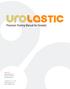 Physician Training Manual for Urolastic