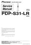 PDP-S31-LR XIN/E SPEAKER SYSTEM ORDER NO. RRV3065