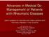 Advances in Medical Co- Management of Patients with Rheumatic Diseases