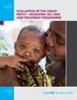 EVALUATION OF THE UNICEF PMTCT / PAEDIATRIC HIV CARE AND TREATMENT PROGRAMME