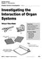 Investigating the Interaction of Organ Systems