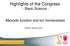 Highlights of the Congress - Basic Science -