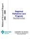 Regional Palliative Care Program. Balanced Scorecard Report. Community Care Services. Community Care, Rehabilitation & Mental Health Division K 1