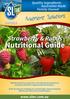 Strawberry & Rubus. Nutritional Guide