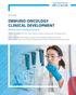 IMMUNO-ONCOLOGY CLINICAL DEVELOPMENT