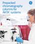 Prepacked chromatography columns for ÄKTA systems