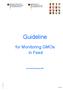 Guideline. for Monitoring GMOs in Feed. (last revised in November 2011) Seite 1/13 BVL_FO_05_4058_405_V1.1