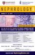 NEPHROLOGY. More than 50 interactive lectures, case-based workshops and Meet the Professor sessions led by the foremost authorities in: