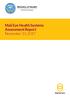 Mali Eye Health Systems Assessment Report November 13, 2017