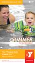 SUMMER TO REMEMBER. Your Y Program Guide SUMMER 2017 ABINGTON YMCA UPPER PERKIOMEN VALLEY YMCA. Registration begins May 17 th. philaymca.