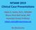 NYSAM 2019 Clinical Case Presentations