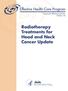 Comparative Effectiveness Review Number 144. Radiotherapy Treatments for Head and Neck Cancer Update