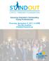 Honoring Charlotte s Outstanding Young Professionals. Thursday, November 9, 2017, 6:30PM The Ritz-Carlton STANDOUT.finestcff.org