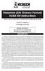 Histamine (Life Science Format) ELISA Kit Instructions