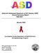 Adult and Adolescent Spectrum of HIV Disease (ASD) Annual Summary Report January 2003