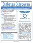 Diabetes Discourse. Quarterly Newsletter of the Bovell Cancer Diabetes Foundation (BCDF) November is Diabetes Awareness Month