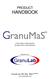 PRODUCT HANDBOOK. GranuLab (M) Sdn. Bhd. ( U)   A Revolution in Biomaterials Synthetic Bone Graft Substitute.
