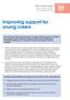 Improving support for young carers