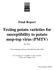Testing potato varieties for susceptibility to potato mop-top virus (PMTV)