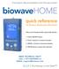 biowavehome quick reference Prescription Neuromodulation Pain Therapy System for Biowave Noninvasive Electrodes The Pathway to Pain Relief