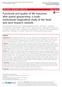 Functional and quality of life outcomes after partial glossectomy: a multiinstitutional longitudinal study of the head and neck research network