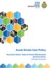 Acute Stroke Care Policy. Document Author: Head of Clinical Effectiveness and Governance