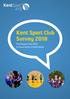 Kent Sport Club Survey Final Report, May 2018 by Stuart Butler & Mike Potter