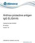 Anthrax protective antigen IgG ELISA Kit