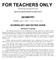 FOR TEACHERS ONLY. The University of the State of New York REGENTS HIGH SCHOOL EXAMINATION GEOMETRY SCORING KEY AND RATING GUIDE