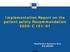 Implementation Report on the patient safety Recommendation 2009/C 151/01. Healthcare Systems Unit DG SANCO