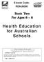 Health Education for Australian Schools