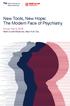 New Tools, New Hope: The Modern Face of Psychiatry