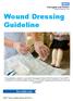 Wound Dressing Guideline