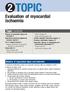Evaluation of myocardial ischaemia