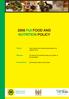 2008 FIJI FOOD AND NUTRITION POLICY