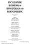 ENCYCLOPEDIC HANDBOOK OF BIOMATERIALS AND BIOENGINEERING